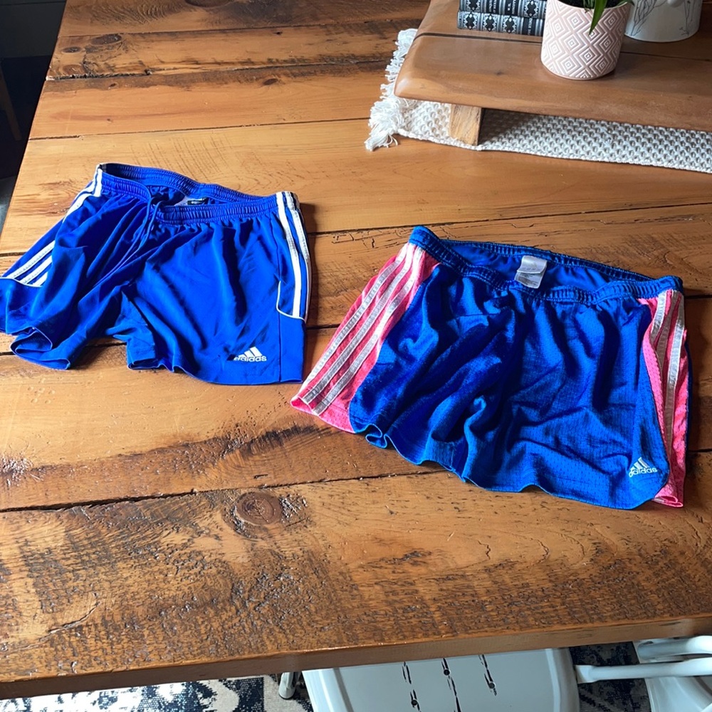 Guc adidas women’s soccer shorts worn but tons of life left